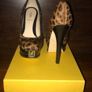 Used only once Fendi shoes